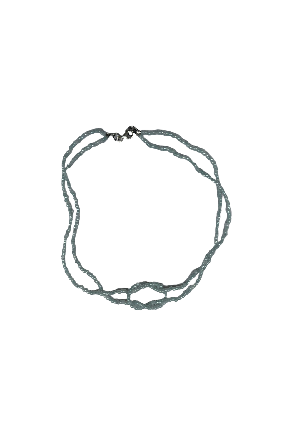 Knotted Choker - Baby Blue